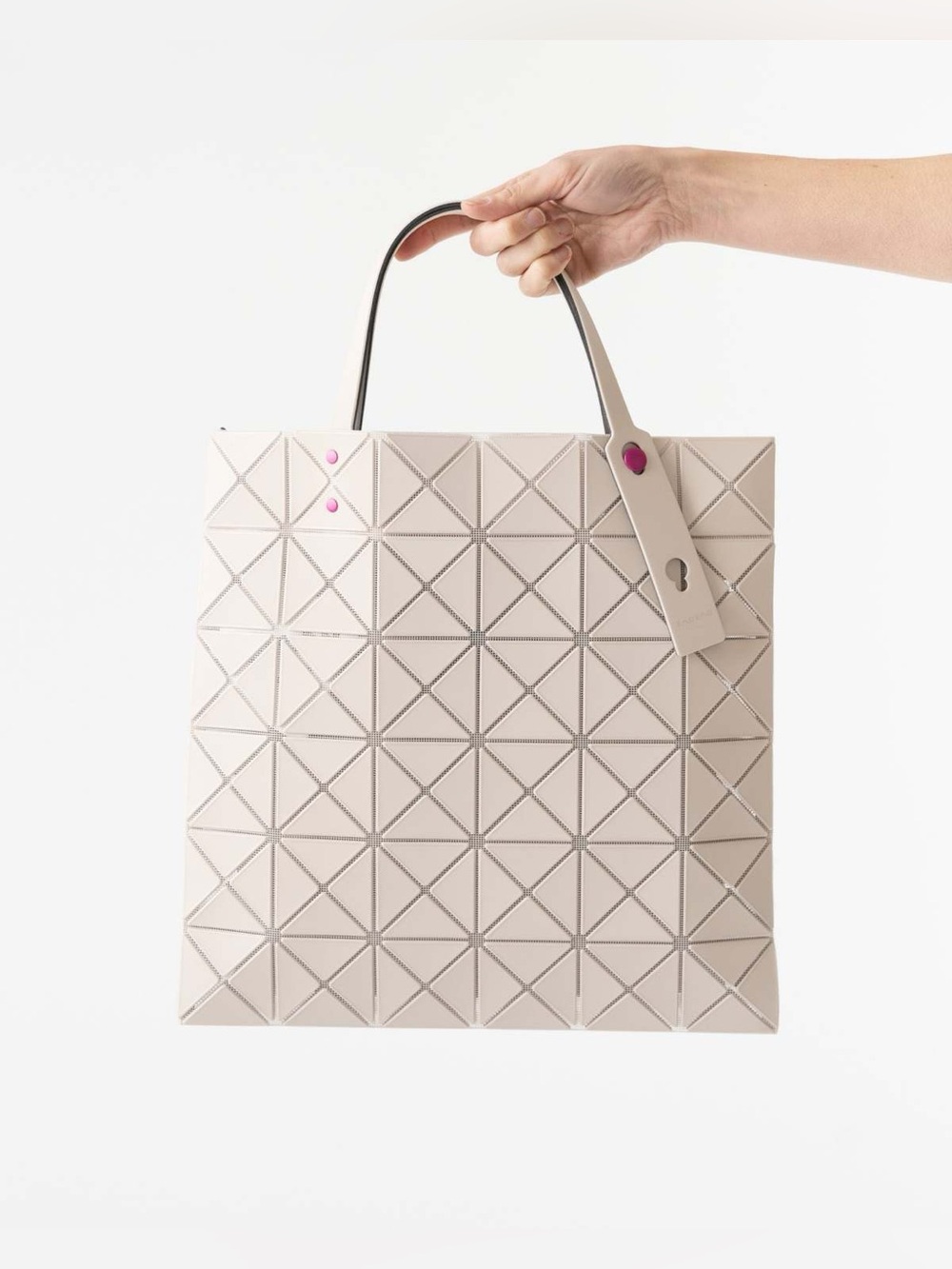 BAO BAO ISSEY MIYAKE White Lucent Tote